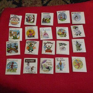 Vintage Treasure Chest of 20 miniature books by Mt Hawley